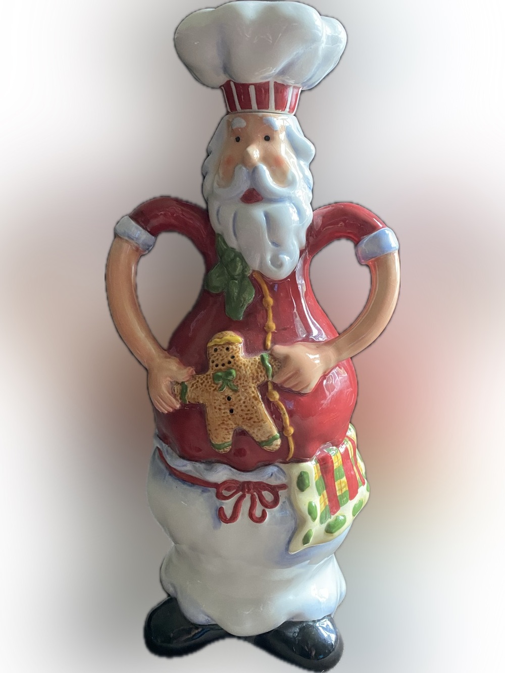 Ganz Vintage ceramic Santa Decanter